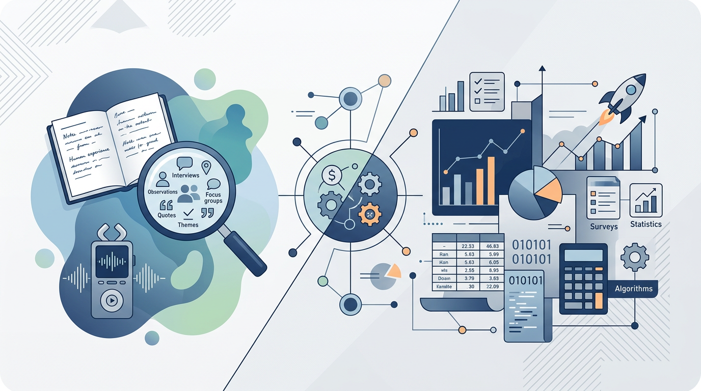 Qualitative vs. Quantitative Research Methods: A Comprehensive Guide